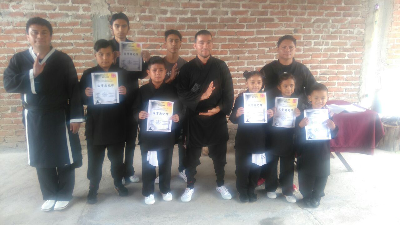 Examen Shaolín wu bu quan y shaolin jibengong shiba shi Año 2017